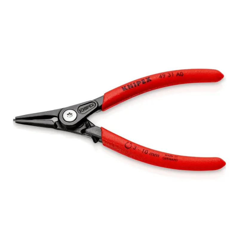 Cleste de precizie Heavy Duty pentru inele de siguranta exterioare, cu limitator de deschidere, Knipex Mai ieftin