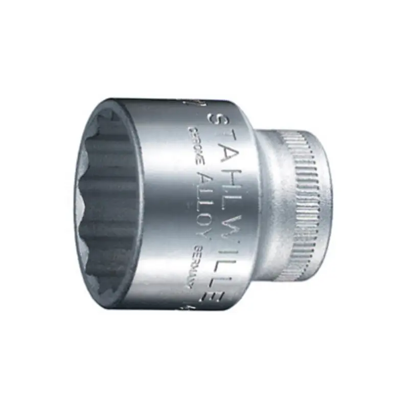 Chei tubulare, prindere 3/8, 12 laturi, profesionale, DIN 3124, dimensiuni in milimetri, Stahlwille Premium