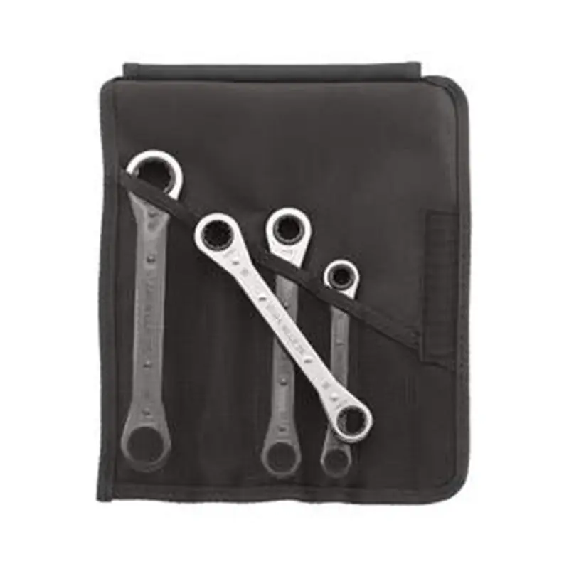 Calitate înaltă Set de chei rotative inelare, duble, cu clichet, 4 piese, Stahlwille