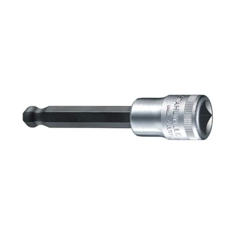 Bit cu soclu tubular - prindere 1/2, tip Inbus cu cap sferic, Stahlwille Disponibil imediat