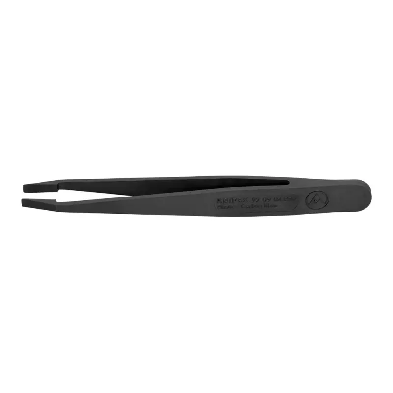 Penseta ESD din plastic armat cu fibra de carbon, dreapta, varf 0.12 x 3.3 x 11.5 mm, Knipex Ofertă de sezon