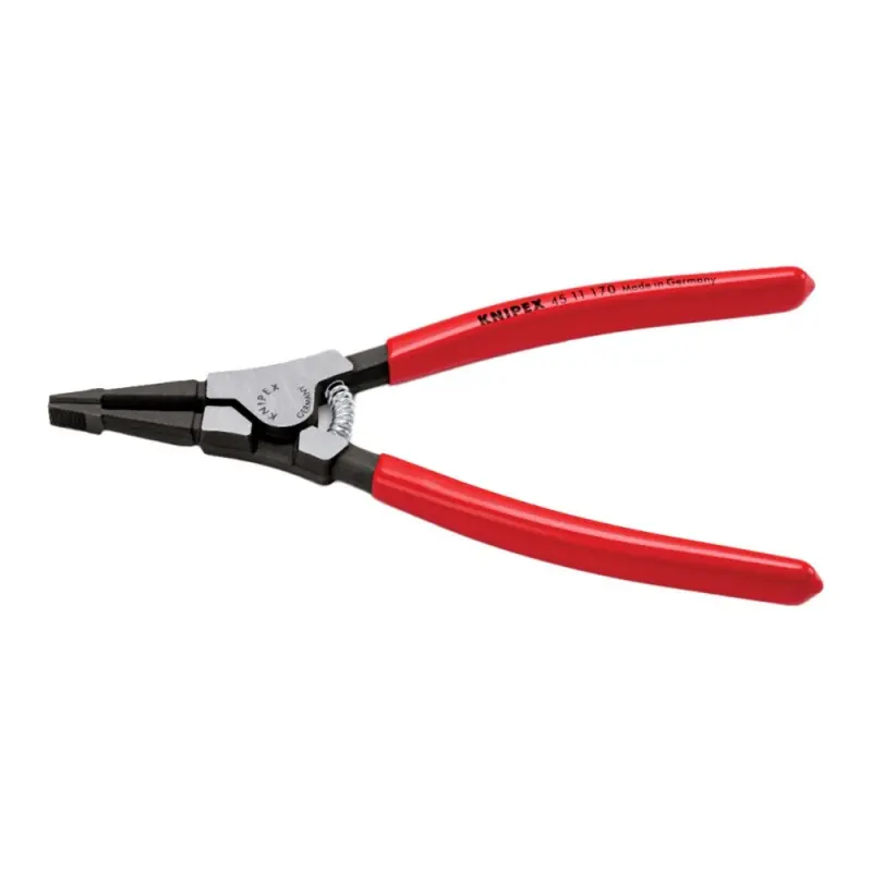 Cleste special pentru inele speciale de siguranta, cu suprafata brunata si manere din plastic, 170 mm, Knipex Transport gratuit