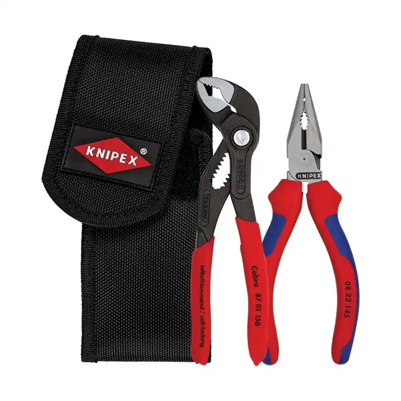 Trusa 'Minis' - 2 piese, componenta - Cleste combinat cu varf ascutit si Cleste instalator "Cobra", Knipex Vezi acum