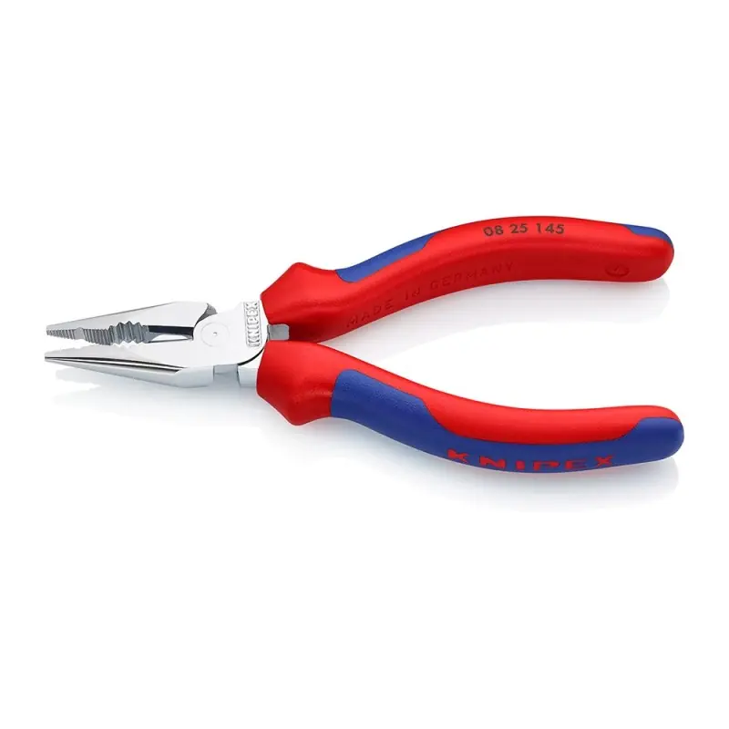 Discount Cleste combinat cu varf ascutit, cu suprafata cromata si manere cu manson bicomponent, L 145 mm, Knipex