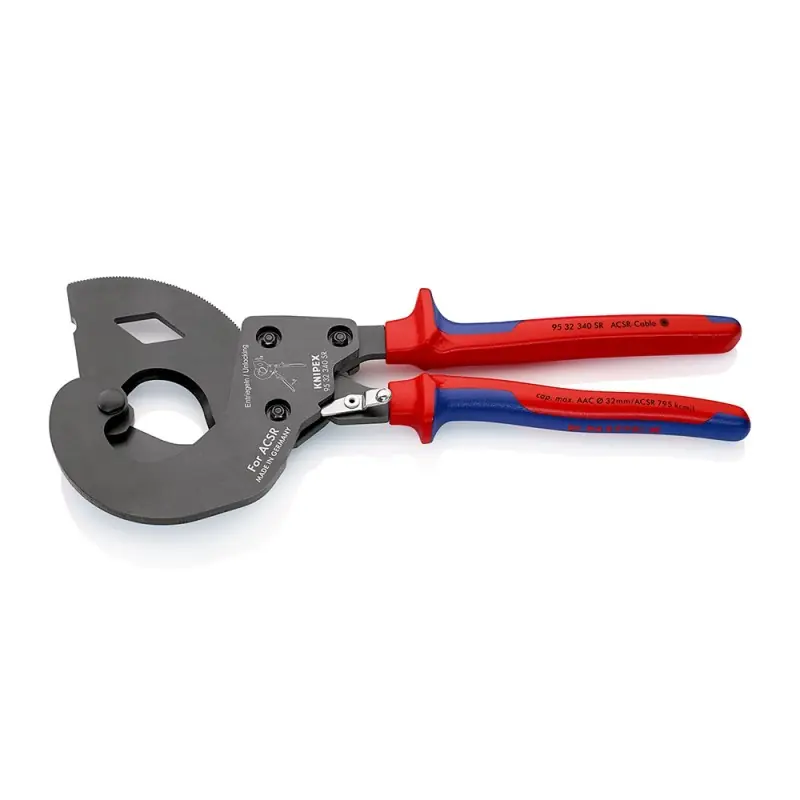 Cumpără acum Cleste cu clichet (2 trepte) pentru cabluri aeriene ASCR, Knipex