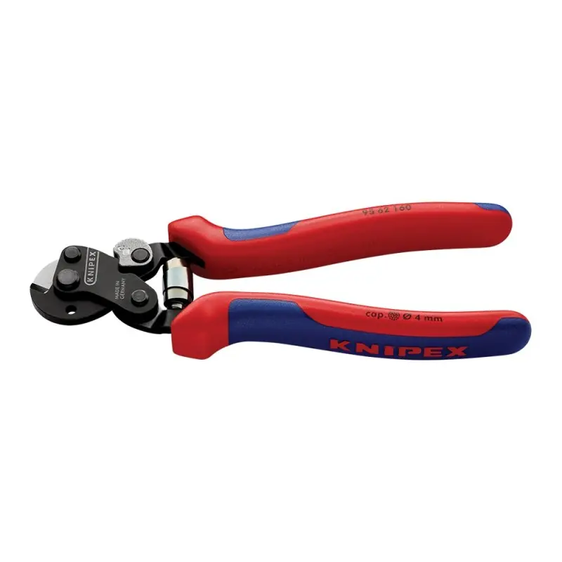 Cleste pentru cabluri de sarma (sufa), Ø 4 mm, cu suprafata brunata si manere cu manson bicomponent, Knipex Livrare expres