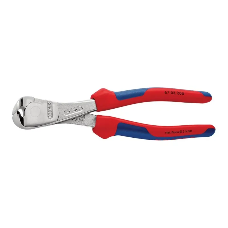 Cleste de taiere frontala pentru sarma cu parghie marita, taiere inclinata si manere subtiri cu manson bicomponent, Knipex Ofertă de sezon