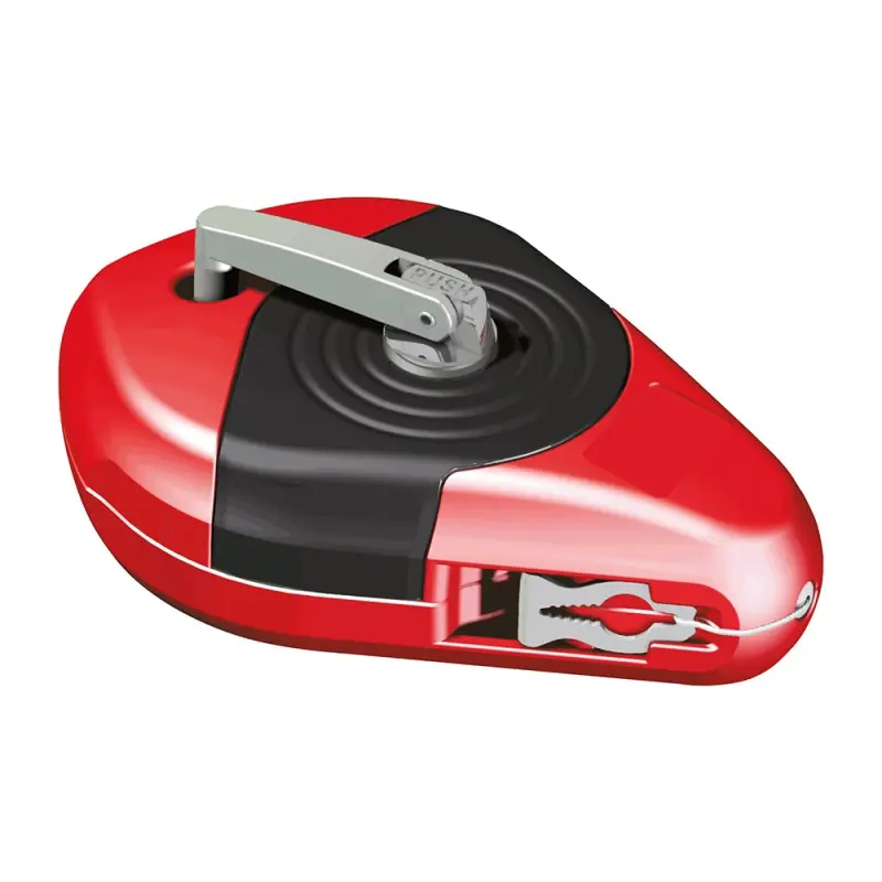 Snur pentru trasare cu creta, cu manivela retractabila, lungime 30 m, Format Preț mic