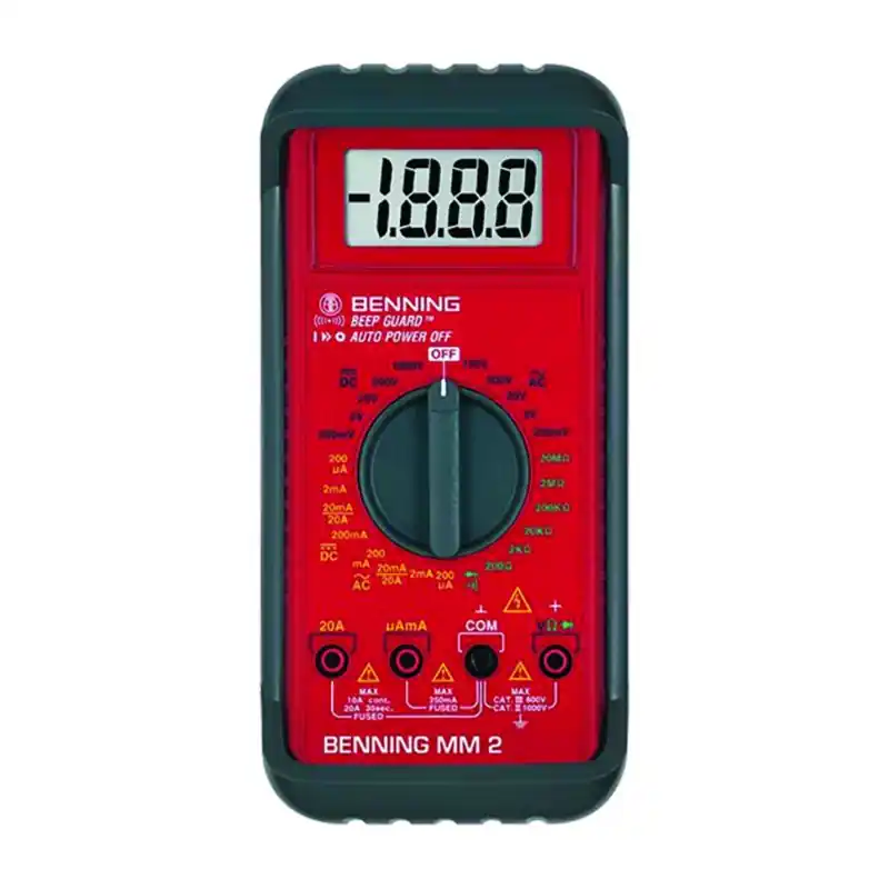 Lichidare de stoc Multimetru digital de precizie, model MM 2, Benning