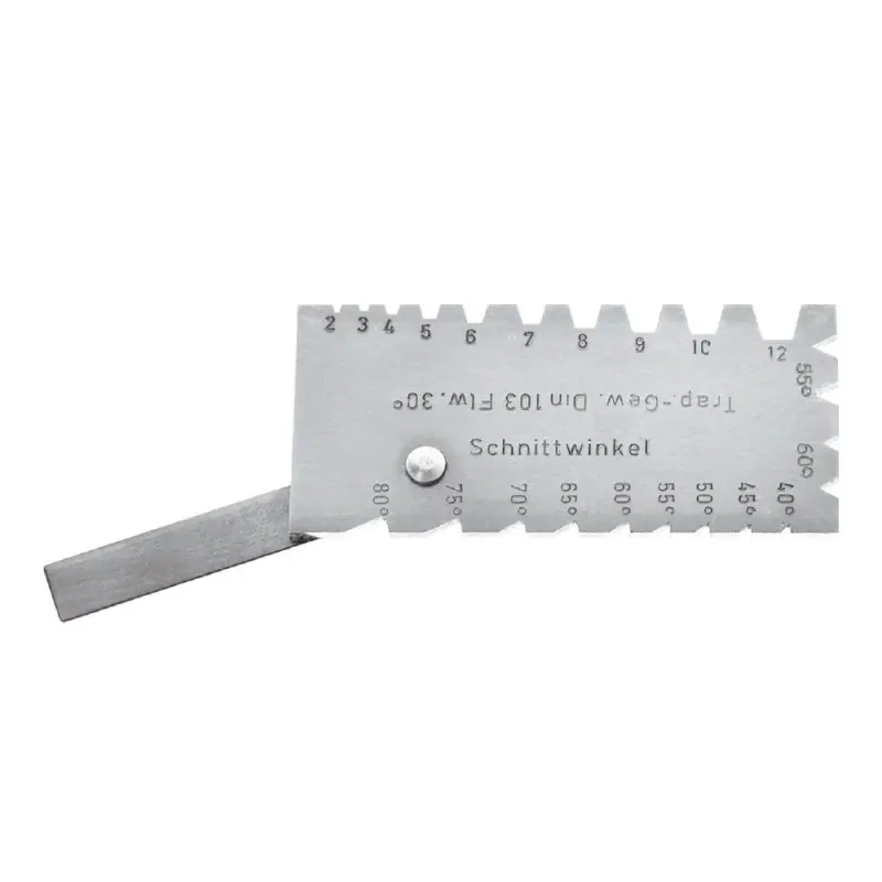 Plată sigură Calibru, filet Whitworth: 40° - 80°, pas 5°/ Trapezoidal 30°: 2, 3, 4, 5, 6, 7, 8, 9, 10, 12 mm , Format