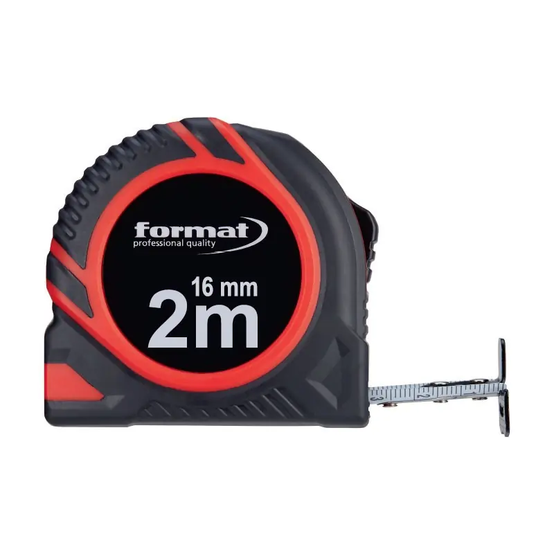 Reducere Ruleta de buzunar cu banda din otel cu arc, lungime 2m, latime banda 16 mm, Format