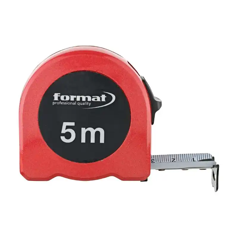 Ruleta de buzunar cu carcasa din aluminiu, lungime banda 5 m, latime banda 25 mm, Format Expediere rapidă