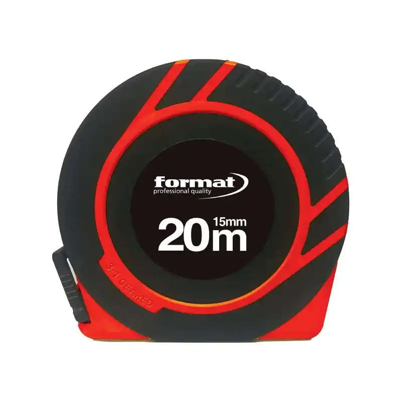 Reducere de preț Ruleta cu banda lunga si carcasa inchisa din plastic extrem de rezistent, lungime 20 m, latime banda 15 mm, Format