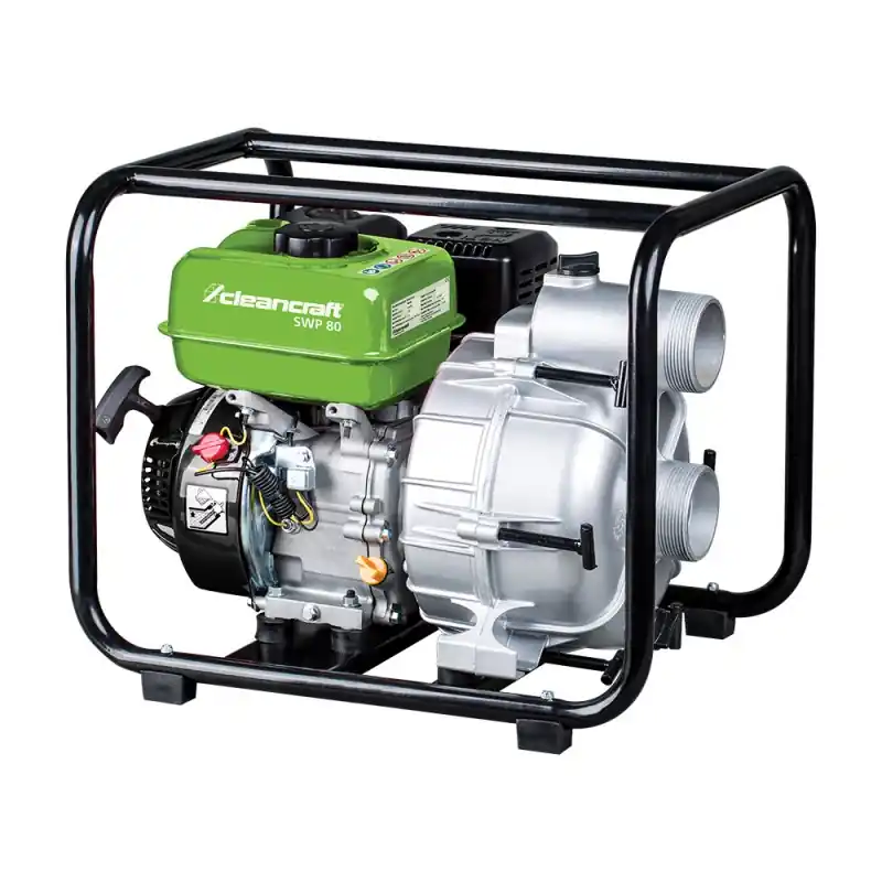 Transport gratuit Pompa cu motor termic pentru apa murdara, Cleancraft