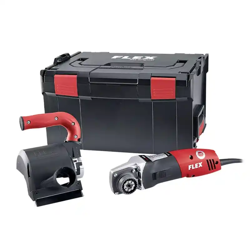 Premium Set masina cu banda pentru finisarea suprafetelor de metal BBE 14-3 110, 1400 W, 1000-3500 rpm, Flex