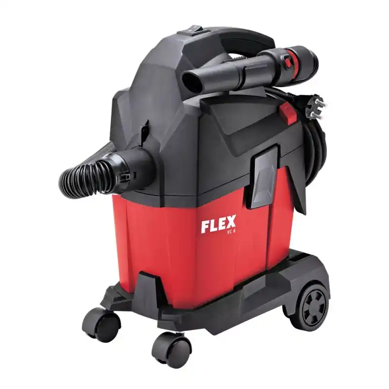 Aspirator cu curatare manuala model VC 6 L MC, putere 1200 W, volum 6 litri, debit 2280 litri/min., curatare manuala, Flex Premium