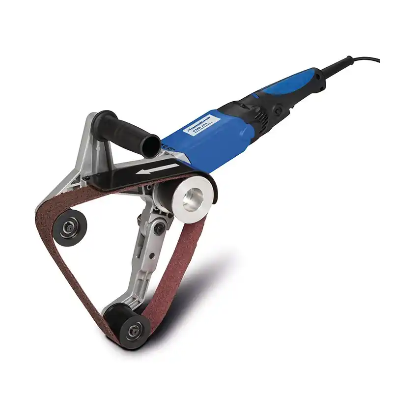 Premium Masina pentru finisarea tevilor, 1200 W, 1600 - 3200 rpm, viteza banda de 3 - 2 m/s, modelul RSM 760, Metallkraft