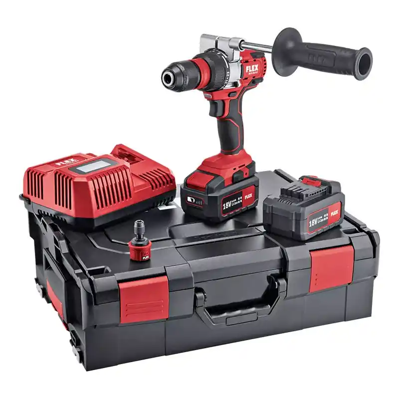 Masina de gaurit, modelul DD2G EC/5.0 Set, 18 V - 5.0 Ah, 0 - 1800 rpm, cuplu 90 - 56 Nm, Flex Disponibil imediat