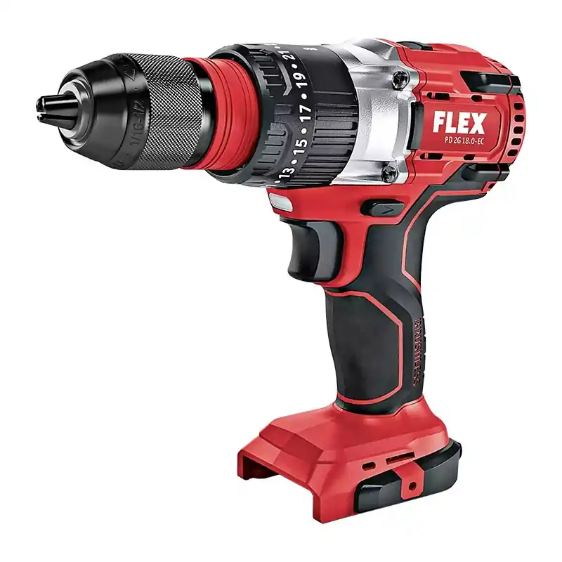 Masina de gaurit cu percutie, modelul PD2G EC C, 0 - 600 / 2300 rpm, 0 - 9600 / 37000 bpm, cuplu max. 90 Nm,Flex Cumpărături sigure