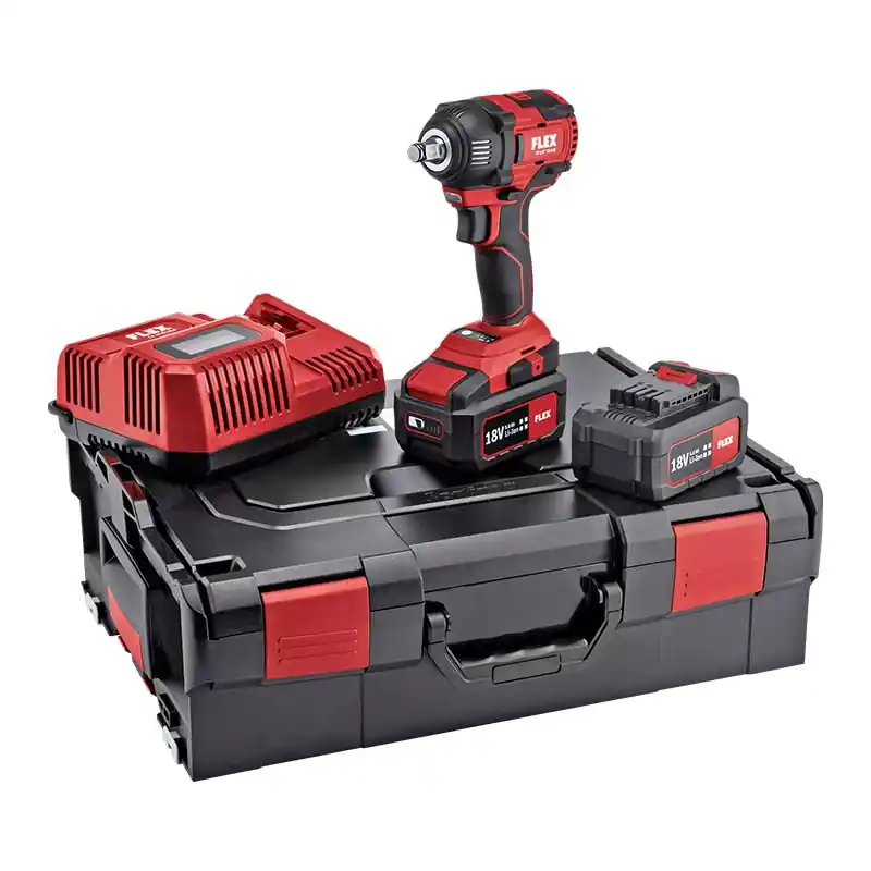 Masina de insurubat cu impact, modelul IW 1/2" EC/5.0 Set, 18 V - 5.0 Ah, 0 - 3300 rpm, 0 - 3300 rata de impact, Flex Cumpără acum