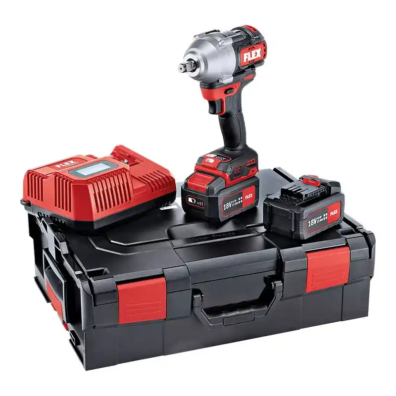 Preț redus Masina de insurubat cu impact, modelul IW 1/2" 750 EC/5.0 Set, 18 V - 5.0 Ah, prindere patrat 1/2", Flex