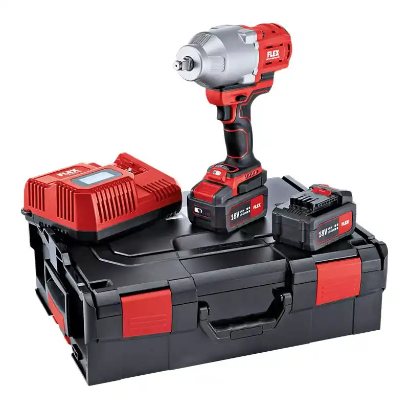 Ultima șansă Masina de insurubat cu impact, modelul IW 1/2" 950 EC/5.0 Set, 18 V - 5.0 Ah, prindere patrat 1/2", Flex