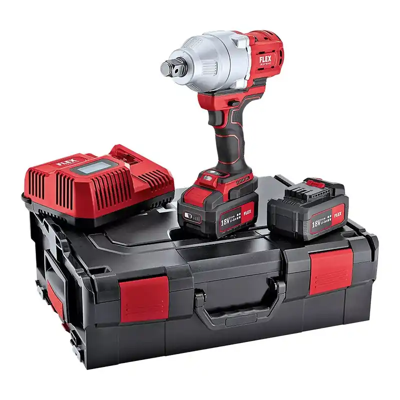 Masina de insurubat cu impact, modelul IW 3/4" EC/5.0 Set, 18 V - 5.0 Ah, 0 - 2200 rata de impact, Flex Ultima șansă