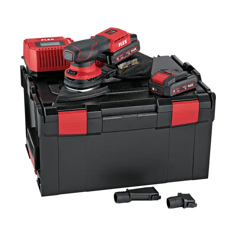 Calitate înaltă Masina de slefuit orbitala - triunghiular - modelul ODE 2-100 EC Set, 18 V - 2.5 Ah, cursa 2 mm, 12000 - 20000 orbite/min, FLEX