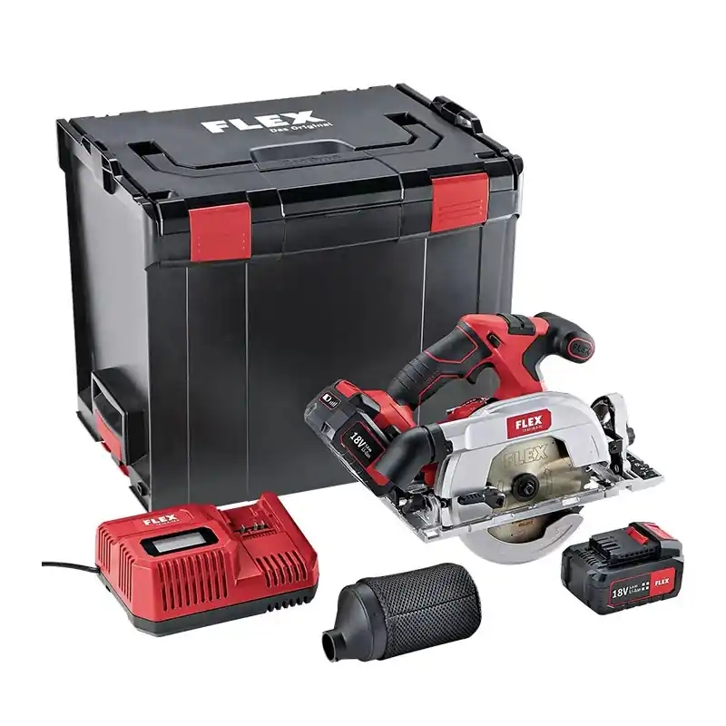 Fierastrau circular modelul CS 62 EC/5.0 Set, 18 V - 5.0 Ah, disc 165 x 20 mm, 5000 rpm, FLEX Cumpără online