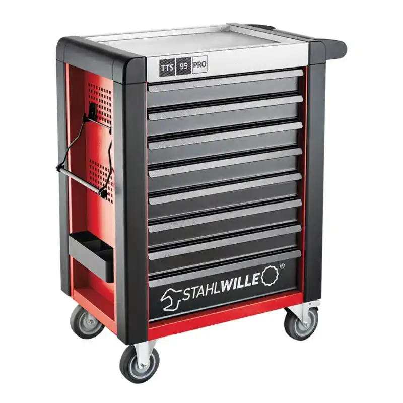 Chilipir Dulap mobil pentru scule, 7 sertare, model 95/7R, culoare rosie, L x l 823 x 1021 mm, capacitate de incarcare 750 kg, Stahlwille