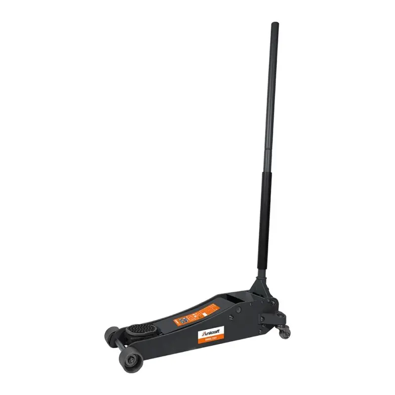 Cric auto modelul RWHA 1502, cu doua roti in partea frontala, sarcina maxima 2.5 tone, cursa 395 mm, Unicraft Discount