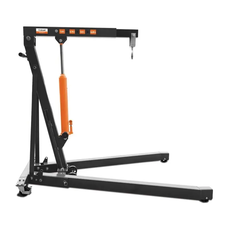 Disponibil imediat Macara de atelier modelul WK 1003 LP, sarcina maxima 1 tona, inaltime de ridicare 25 - 1900 mm, greutate 65 kg, Unicraft