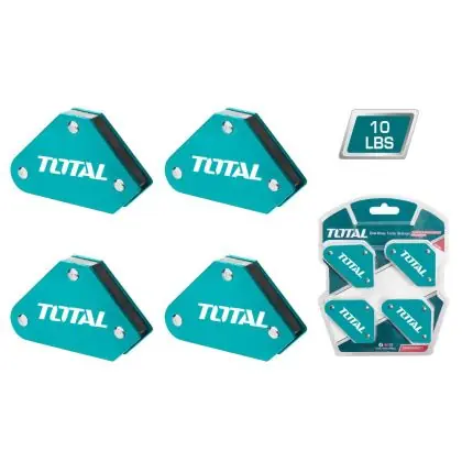 TOTAL - Set 4 coltare magnetice pentru sudura45° Premium