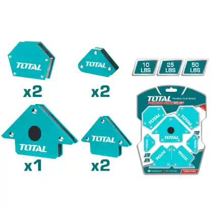 TOTAL - Set 7coltare magnetice pentru sudura Ofertă
