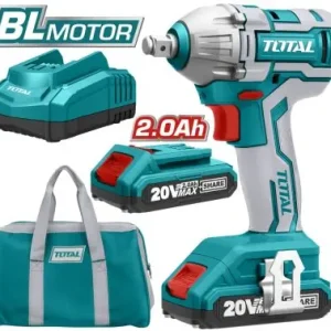 TOTAL - Masina de insurubat cu impact cu acumulator 20V-2.0Ah Li-Ion (2 acumulatori) - 1/2" Ofertă specială