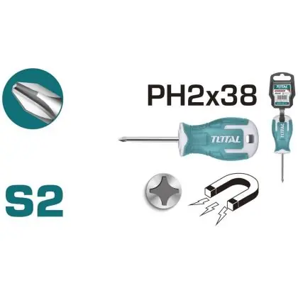TOTAL - Surubelnita Phillips- PH2 - 6.0mm - 38mm Popular