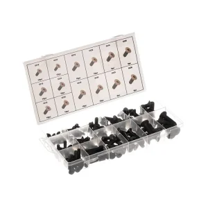 Premium Set de șuruburi cu cap înecat, 124 buc.