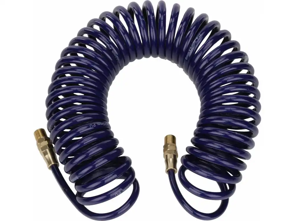 Furtun spiralat PU 8 mm × 7,5 m Preț redus