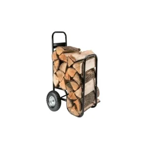 Preferatul clienților Cărucior din lemn de foc 52 × 57 × 107/73 cm, capacitate de încărcare 80 kg