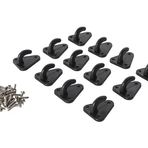 Carlige din plastic - 12 buc Silverline Retur ușor