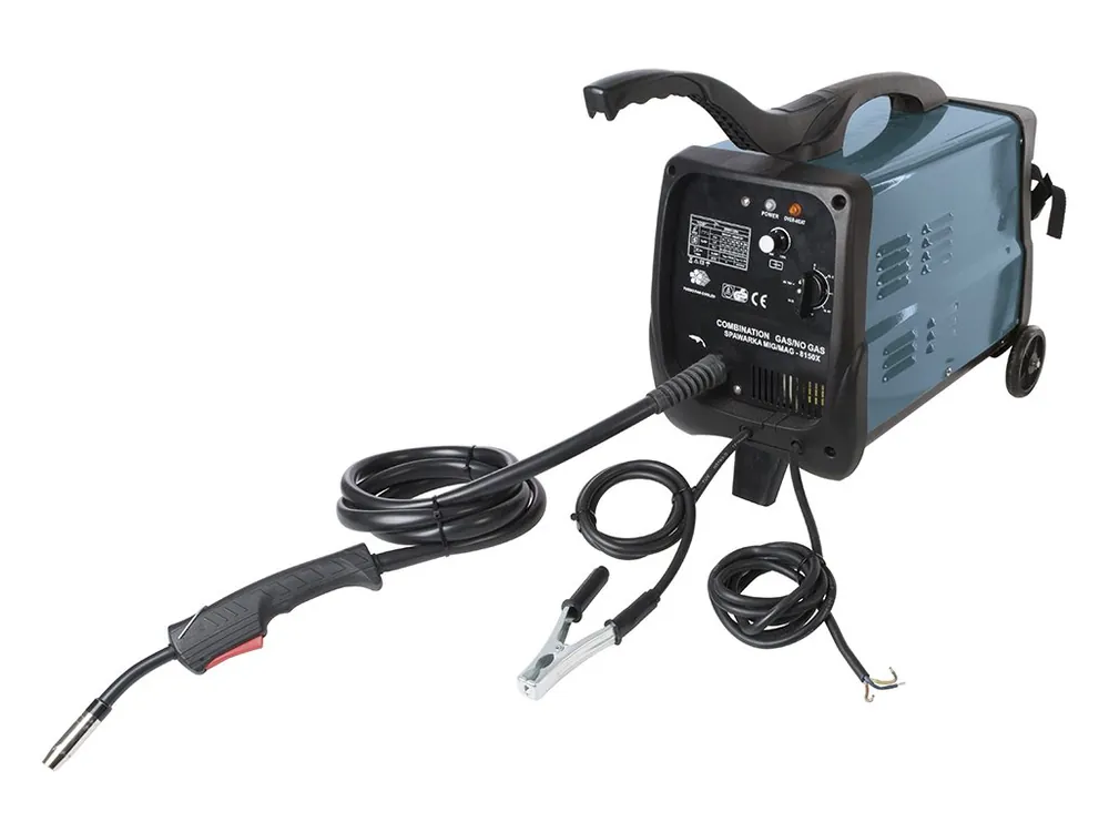 Aparat de sudare cu sârmă cu miez fondant 135 A Silverline Ultima șansă