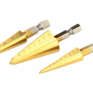 Reducere extra Burghie conice - set de 3 buc.