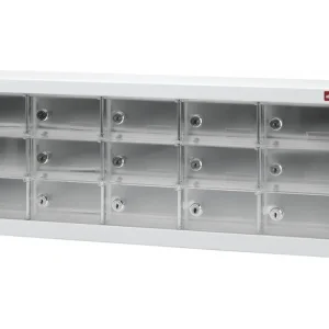 Transport gratuit Dulăpior cu 15 casete care pot fi încuiate