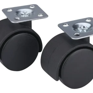 Bestseller Rotile pivotante din nylon, set de 2, diametru 40 mm cu baza