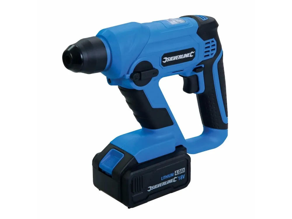 Ciocan de foraj SDS plus 18 V / 4 Ah Silverline Premium