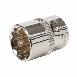 Retur ușor Cheie tubulară scurtă cu 12 laturi 16 mm 3/8 Silverline