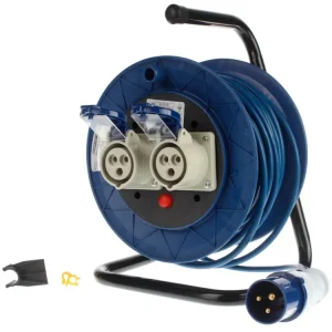 Cablu pe tambur 25 m, 16 A/230 V Silverline Expediere rapidă