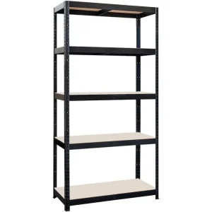 Comandă acum Rack 900 × 450 × 1800 mm, 5 rafturi, placă din oțel ČER + MDF