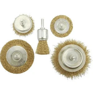 Plată sigură Set perii de sârmă, 5 buc.