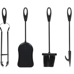 Instrumente de șemineu. h.61 cm, cir metal, set 4part. cu stand Disponibil imediat